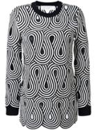 Victoria Victoria Beckham - Cutout Jumper - Women - Silk/nylon/viscose - 10, Women's, Black, Silk/nylon/viscose