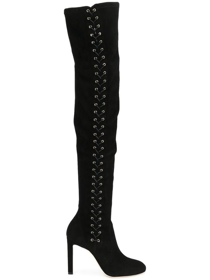 Jimmy Choo Marie 100 Boots - Black