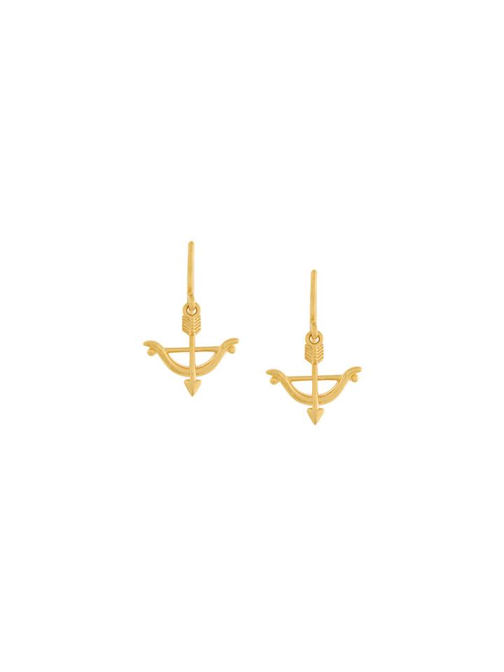 Astley Clarke 'bow And Arrow Drop Biography' Earrings - Metallic