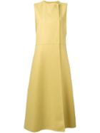 Marni Sleeveless A-line Coat, Women's, Size: 40, Yellow/orange, Polyamide/virgin Wool