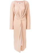 Mm6 Maison Margiela Knot Detail Dress - Neutrals