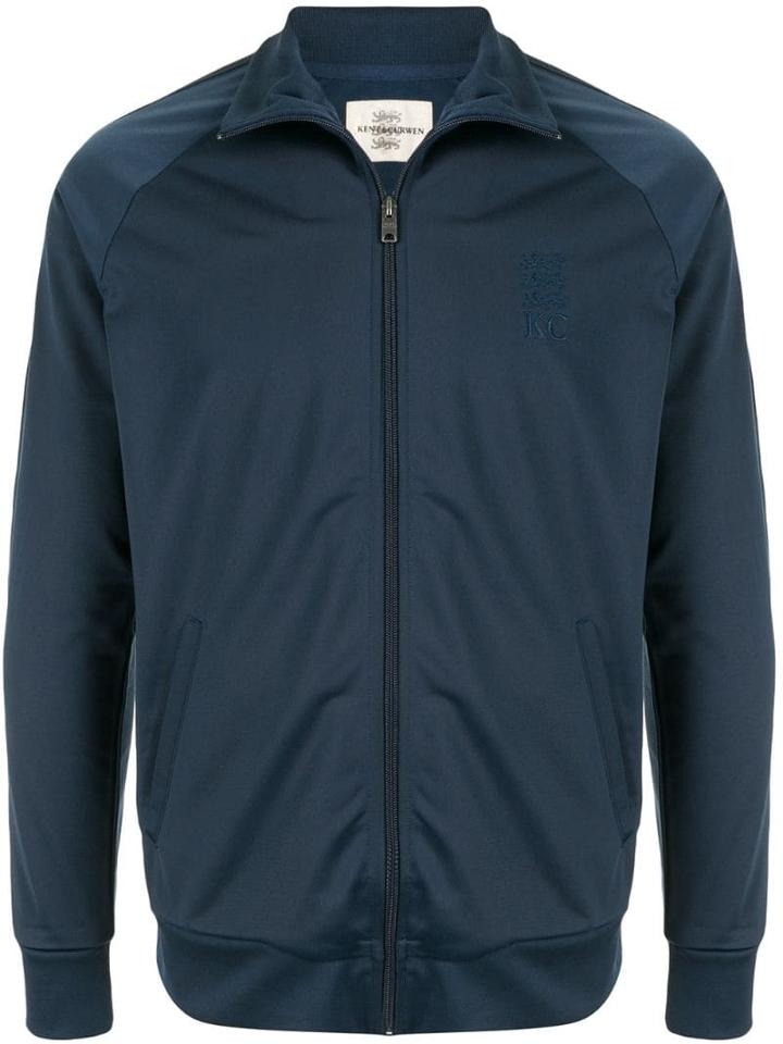 Kent & Curwen Full Zip Sweater - Blue