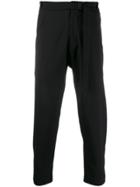 Low Brand Adjustable Waist Chinos - Black