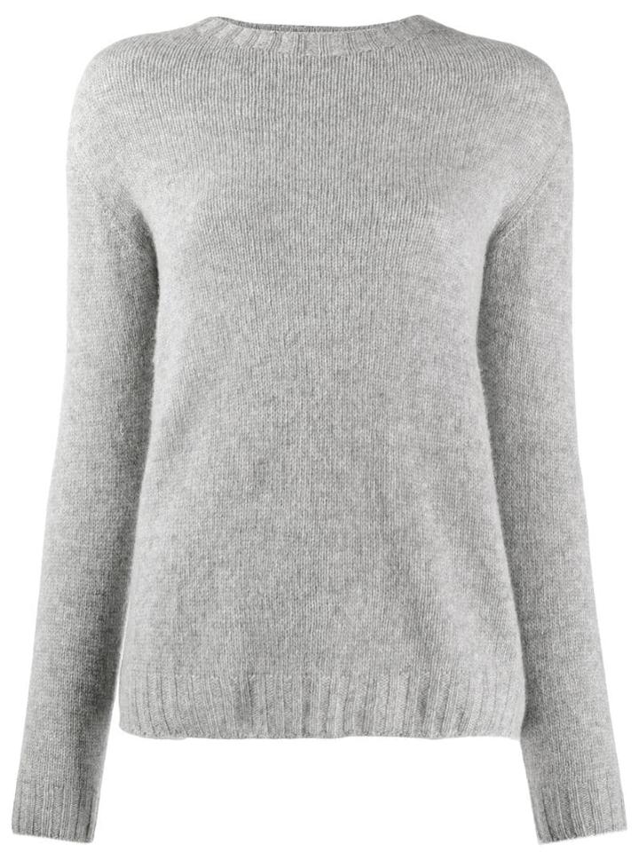 Aragona Round Neck Jumper - Grey