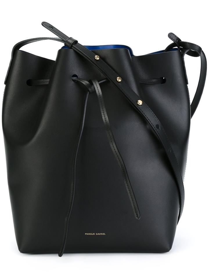 Mansur Gavriel Bucket Shoulder Bag - Black