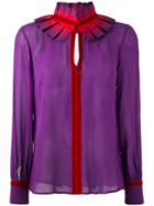 Capucci Ruffle Neck Shirt