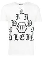 Philipp Plein - Pyramid Logo T-shirt - Men - Cotton - Xl, White, Cotton