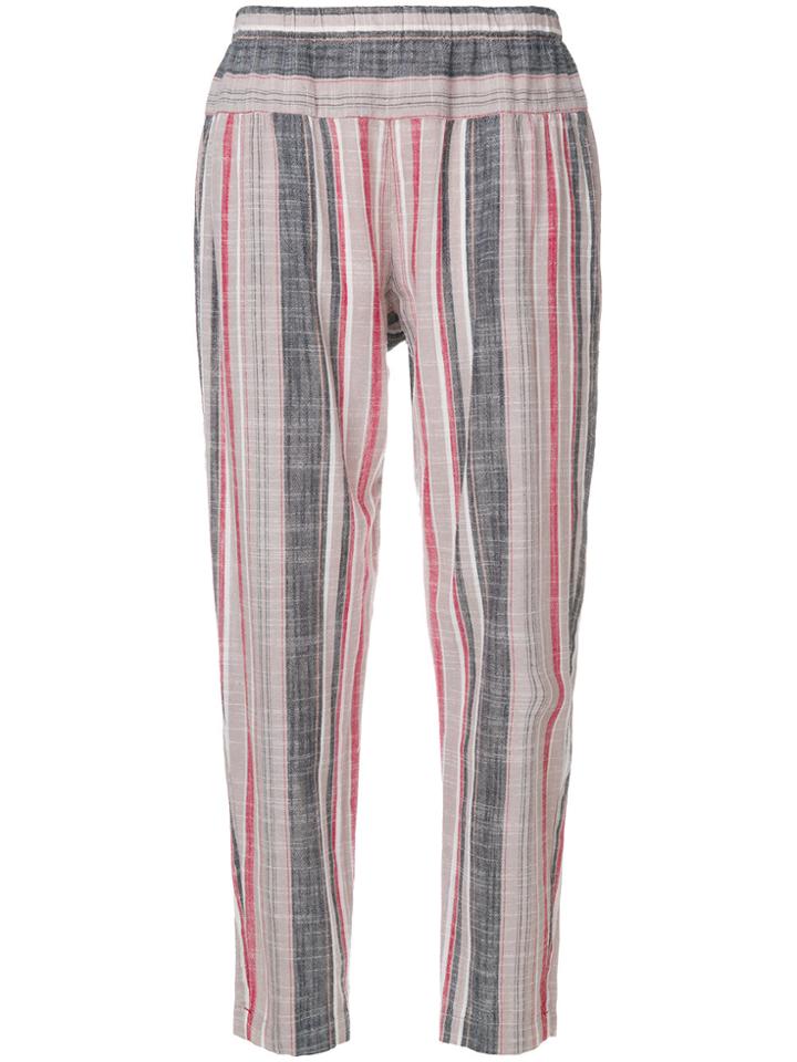 Xirena Striped Straight Leg Trousers - Multicolour