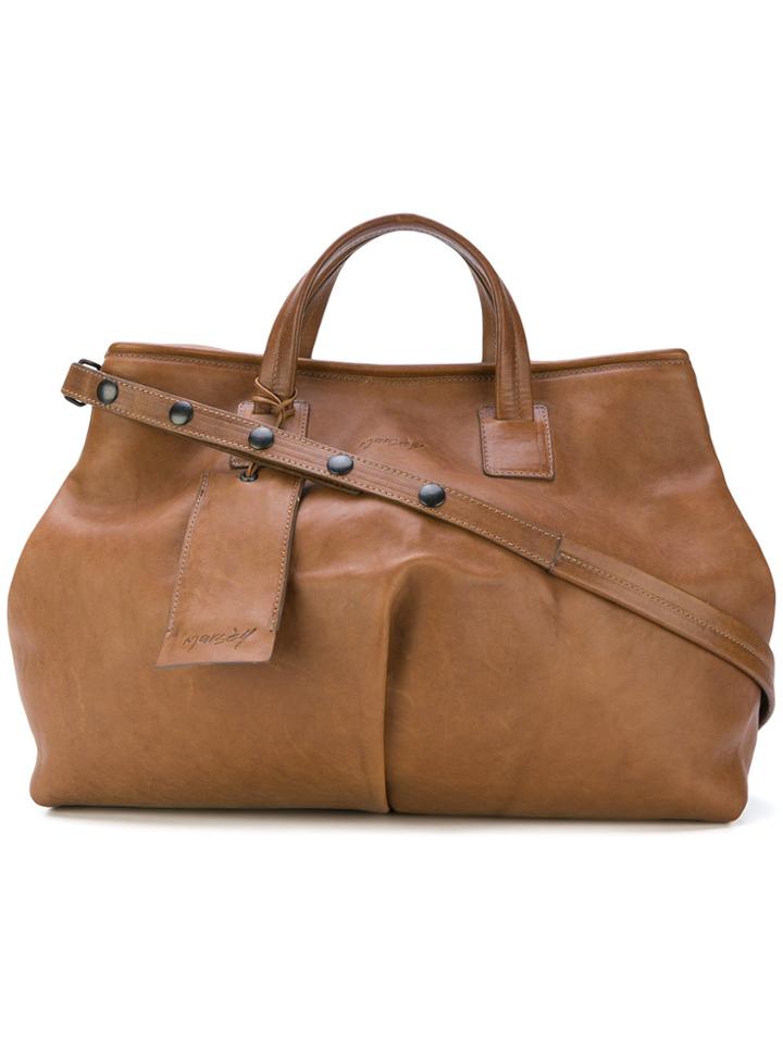 Marsèll Double Handle Large Tote - Brown