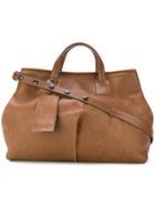 Marsèll Double Handle Large Tote - Brown