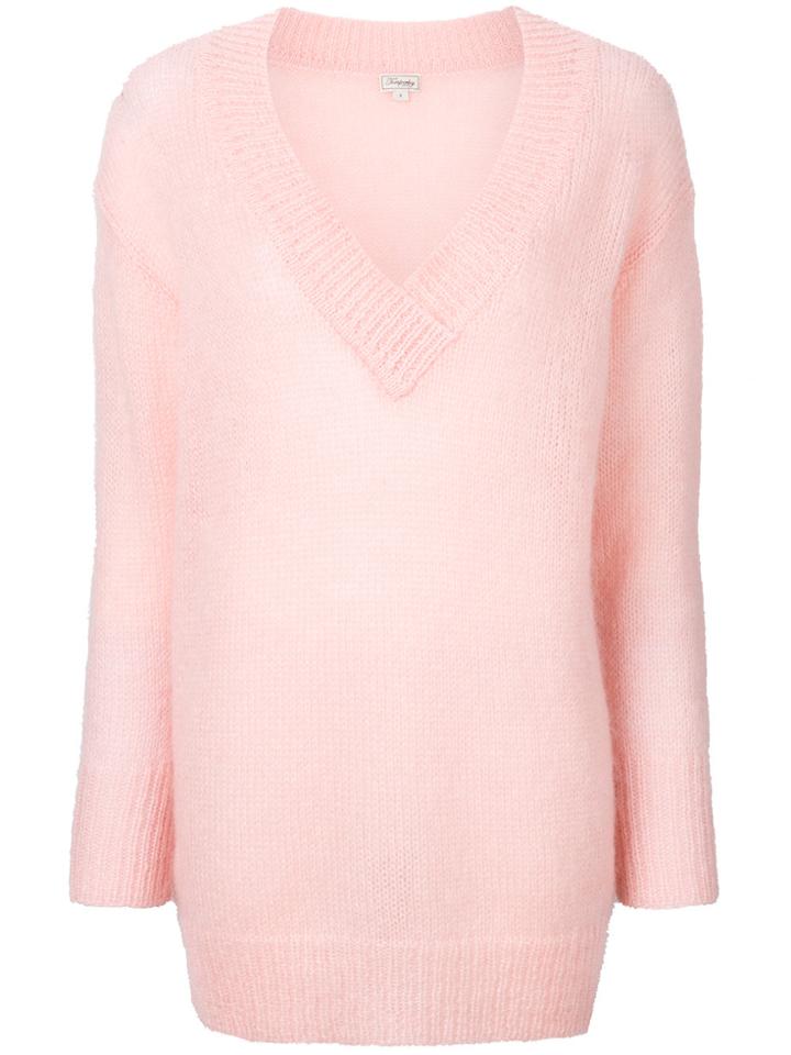 Temperley London Iron V-neck Jumper - Pink & Purple