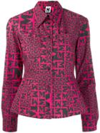 M Missoni M Pattern Tailored Shirt - Pink