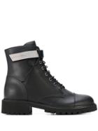 Giuseppe Zanotti Strapped Combat Boots - Black