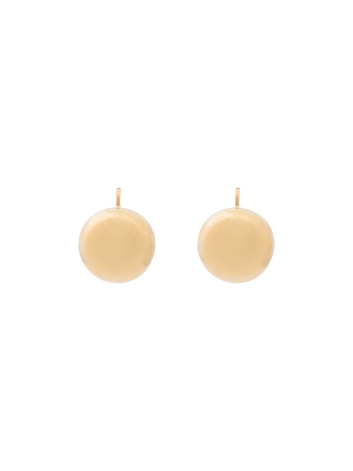 Beaufille 10k Yellow Gold Plated Small Scoop Earrings - Metallic