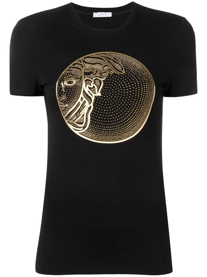 Versace Collection Slim-fit Medusa Head T-shirt - Black