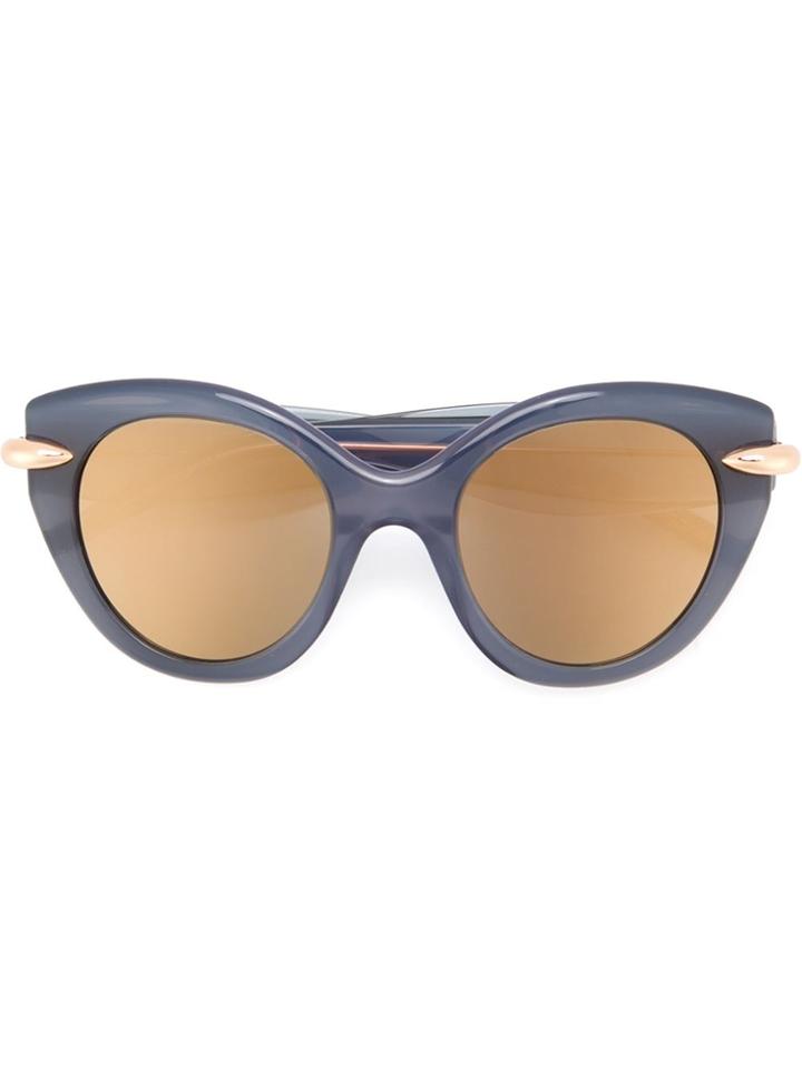 Pomellato Cat Eye Sunglasses - Blue