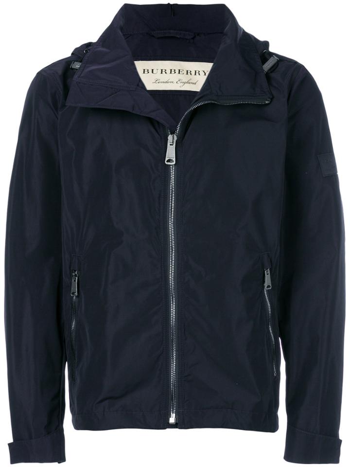 Burberry Hooded Jacket - Blue