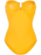 Eres Strapless Swimsuit - Yellow