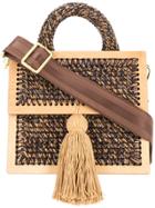 0711 Copa Medium Woven Handbag - Multicolour