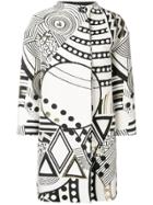 Lanvin Off-centre Button Coat - Nude & Neutrals