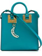 Sophie Hulme Albion Square Tote, Women's, Green, Calf Leather