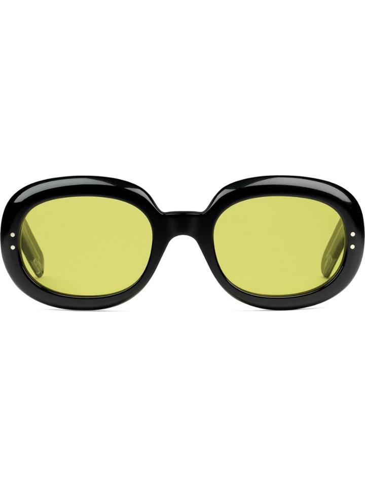 Gucci Eyewear Oversized Sunglasses - Yellow