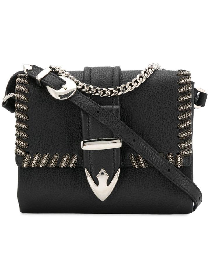 Orciani Chain Detail Shoulder Bag - Black