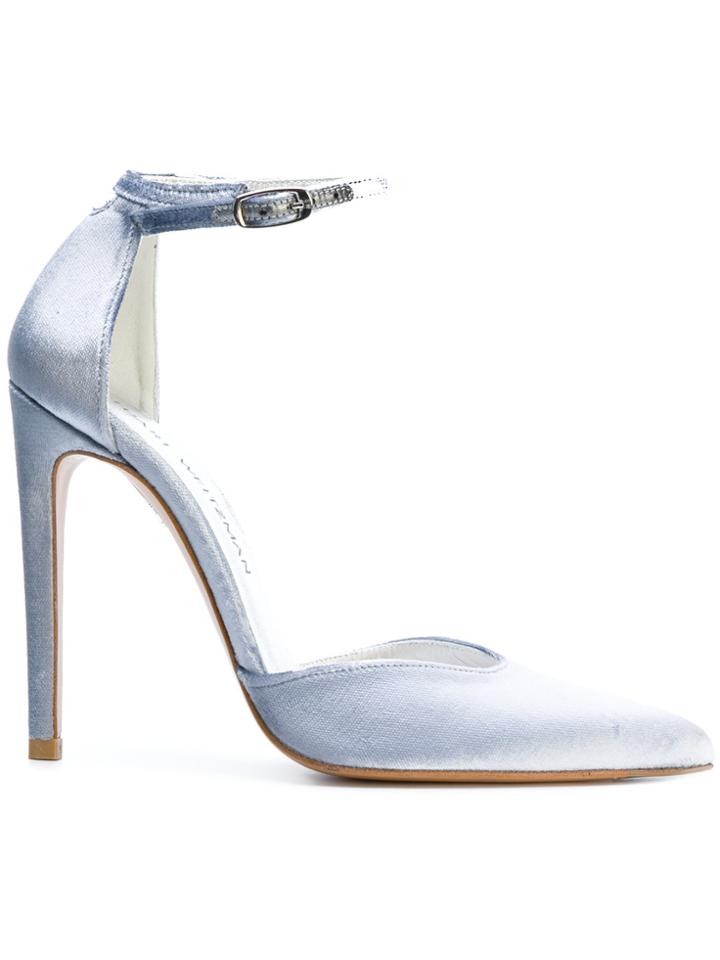 Stuart Weitzman Pointed Stiletto Pumps - Grey