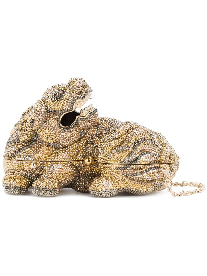 Judith Leiber Couture Majesty Foo Dog Bag - Metallic