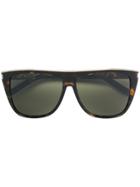 Saint Laurent Eyewear Combi Sl 1 Sunglasses - Brown