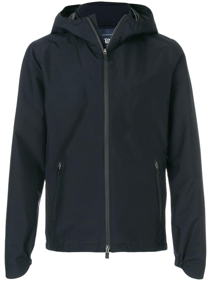 Herno Hooded Gore Tex Jacket - Blue