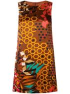 M Missoni Geometric Print Dress - Brown