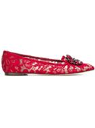 Dolce & Gabbana 'vally' Slippers - Red