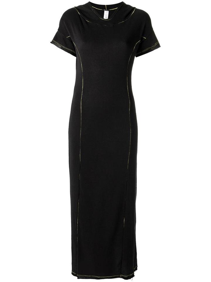 Uma Raquel Davidowicz 'clo' Deconstructed Shirt Dress, Women's, Size: P, Black, Cotton/polyamide