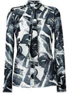 Veronique Leroy Printed Shirt, Women's, Size: 36, Black, Viscose
