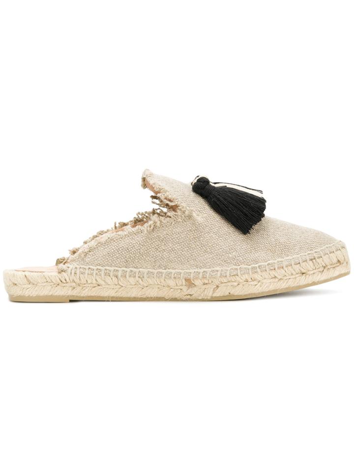 Castañer Rocio Espadrille Mules - Nude & Neutrals