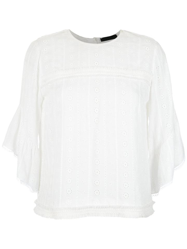 Nk Lace Blouse - White