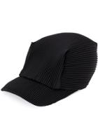 Pleats Please By Issey Miyake Pleated Cap - Black