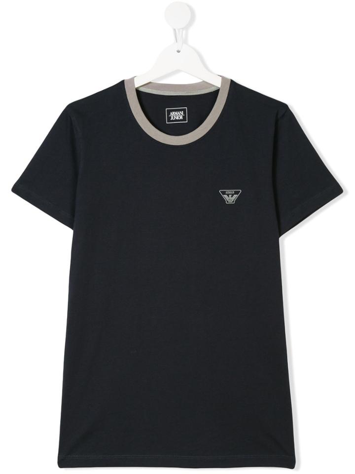 Armani Junior Classic T-shirt - Blue