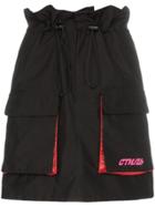 Heron Preston Drawstring Cargo Pocket Skirt - Black