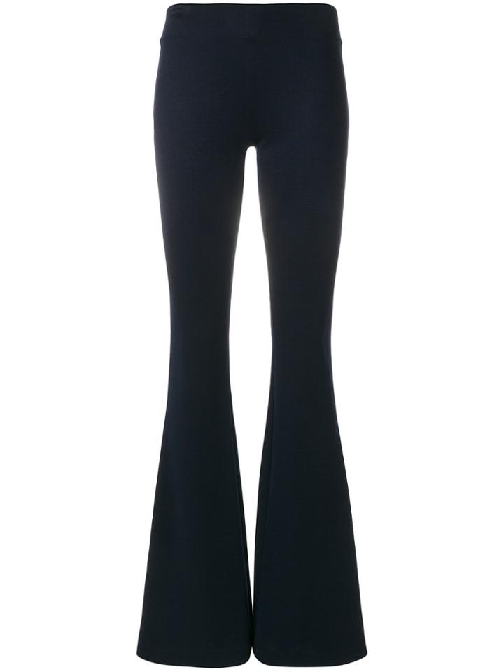 Galvan Jersey Flared Trousers - Blue