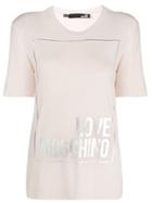 Love Moschino Logo Short-sleeve T-shirt - Pink & Purple