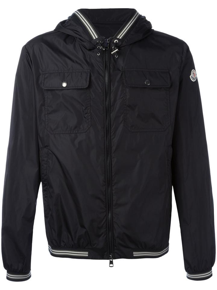 Moncler Jeanclaude Lightweight Jacket, Men's, Size: 4, Black, Polyamide