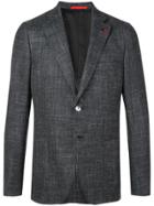 Isaia Single-breasted Blazer - Black