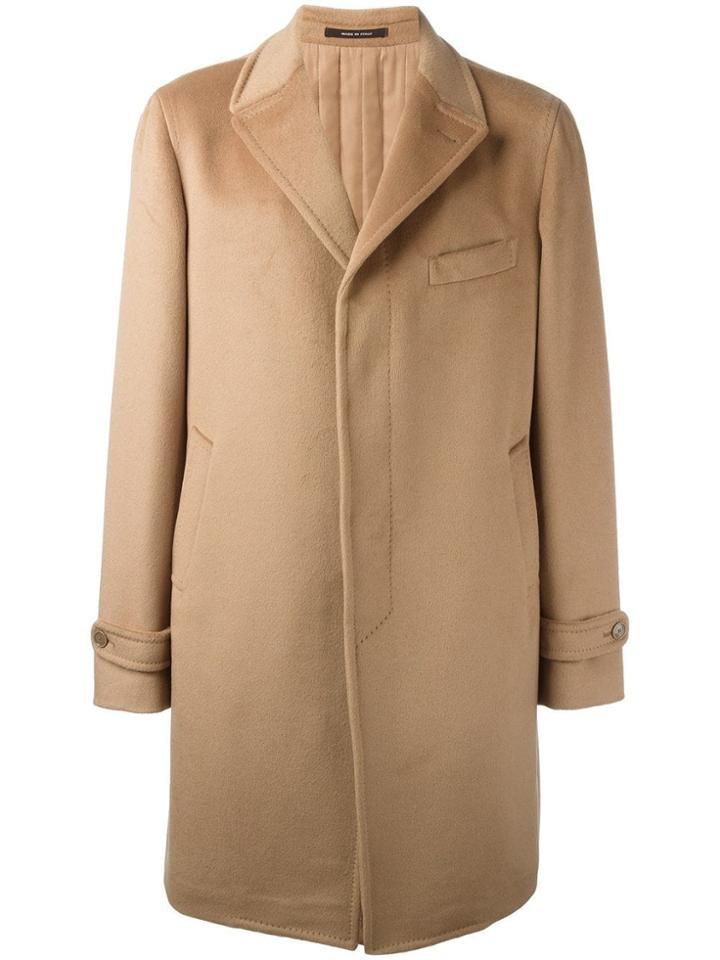 Tagliatore Single Breasted Coat - Nude & Neutrals