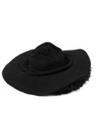 Horisaki Design & Handel Tulle Felt Hat, Adult Unisex, Size: Medium, Black, Rabbit Fur Felt