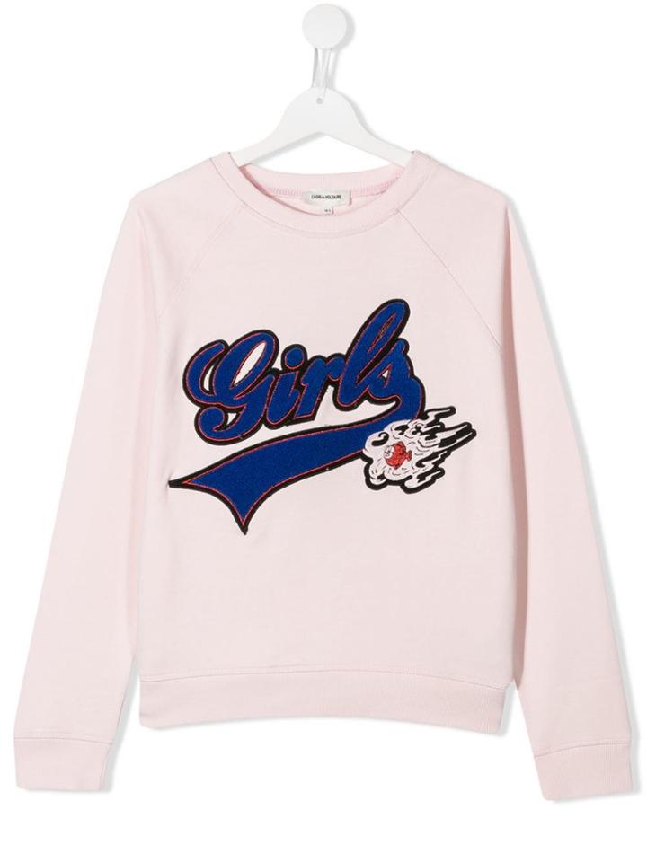 Zadig & Voltaire Kids Liberty Sweatshirt - Pink