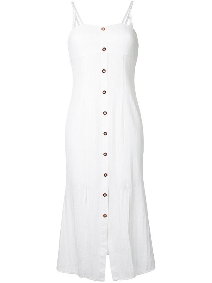 Ginger & Smart Muse Bustier Dress, Women's, Size: 8, White, Cotton/nylon/japanese Paper/rayon