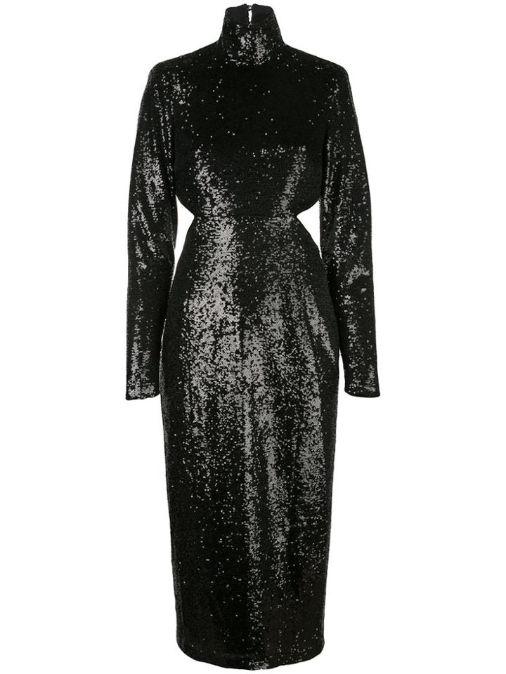 Cinq A Sept Daniela Sequin Dress - Black