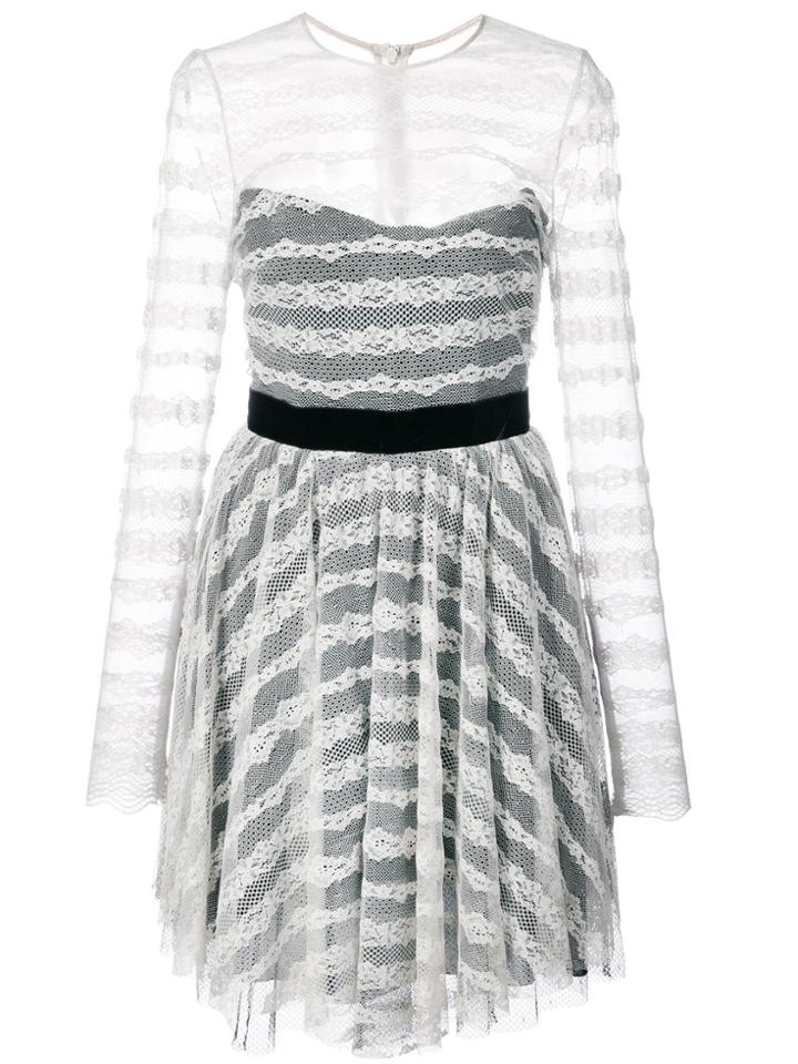 Philosophy Di Lorenzo Serafini Flared Lace Dress - Nude & Neutrals